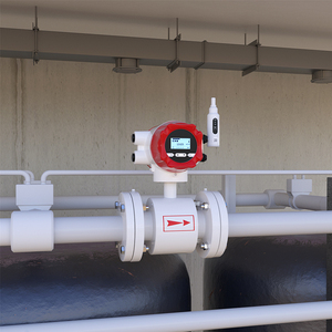 IECEx Certificate Dn300 <strong>Flow</strong> Rate <strong>LCD</strong> <strong>Display</strong> Electromagnetic Flowmeter - Product Image 6