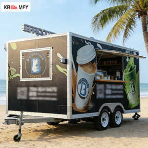 Remorque alimentaire entièrement équipée de 4 m avec cuisine multifonctionnelle pour confiseries et chips, restaurant mobile - Product Image 4