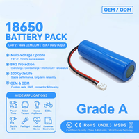 UN38.3 MSDS Baterai 2000mAh dengan Tingkat Pengosongan Tinggi untuk Paket Baterai Perkakas Listrik Bor Listrik Silinder Bateria De Litio 18650