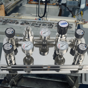 Colector de cambio de sistema de panel de control de <span class=keywords><strong>gas</strong></span> semiautomático de alta presión con regulador de argón para reducción de presión - Product Image 5