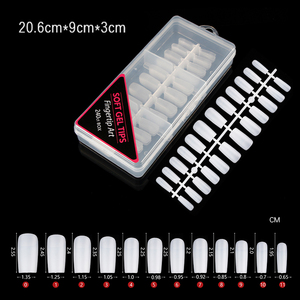 Medium Square Soft Gel <b>Nail</b> Tips Acrylic Press on <b>Extension</b> Tips for Salon Manicure <b>Nail</b> Art - Product Image 3