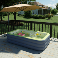 Piscine gonflable sans fil en jacinthe violette, pour l'extérieur, famille, jeu parent-enfant, refroidissement et refroidissement, offre spéciale