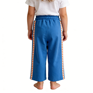 幼児ベビー男の子女の子フレンチテリーパンツ子供服ワイドレッグヴィンテージパンツ無地 - Product Image 3