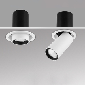 Foco LED Empotrable Giratorio de Aleación de Aluminio 7W 10W, Luz de Techo Empotrada de 75mm para Tiendas de Ropa - Product Image 1
