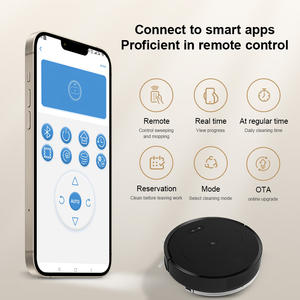 Robot Aspirador y Fregador Inteligente 3 en 1 con Control por Aplicación Wi-Fi, Recarga Automática, Limpieza en Seco y Húmedo con Filtro HEPA para Pisos Duros y Pelo de Mascotas - Product Image 4