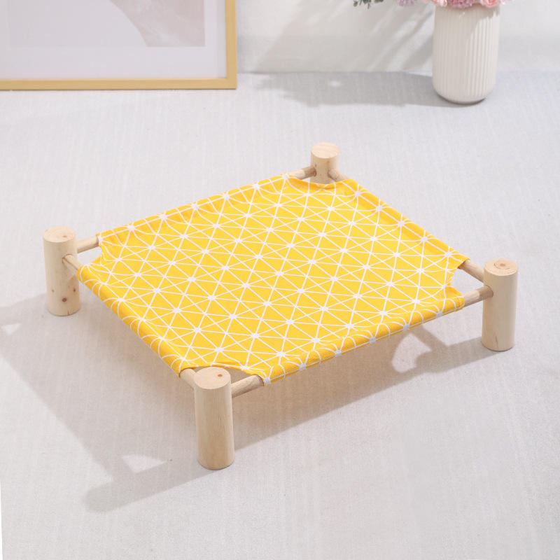 Wooden Yellow Bottom Diamond Set Small Size