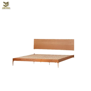 Meubles de chambre à coucher décontractés en bois de cerisier Ensemble infusé de pierre pour <span class=keywords><strong>la</strong></span> maison Chambre à coucher principale Villas de vacances tranquilles Appartements urbains confortables - Product Image 4