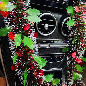 Hiasan Natal Plastik Bentuk Kepingan Salju Warna-warni untuk Dekorasi Toko Bunga, Jendela Toko, Perlengkapan Dekorasi dari Cina - Product Image 2