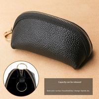 Mini sac à main en cuir personnalisé, étui à clés tendance, porte-monnaie portable en PU, sac de rangement en cuir, cadeaux promotionnels pour femme et homme