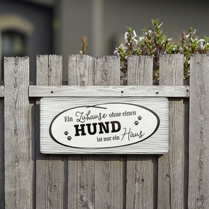 ป้ายโลหะสลักลายนูนลายตัวอักษรเยอรมันสัญลักษณ์รั้วศิลปะติดผนังลายสุนัขป้ายดีบุกออกแบบลายนูนได้ตามต้องการ - Product Image 1