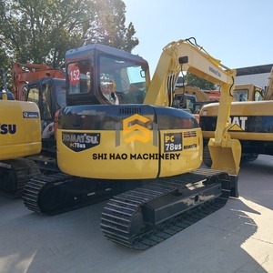 Excavatrice compacte Komatsu de 7 tonnes, d'occasion, faible nombre d'heures de fonctionnement, modèle PC78US, adaptée aux petits projets de construction - Product Image 4