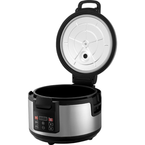 Arrocera eléctrica Industrial, olla de arroz multifunción, 19 litros, acero inoxidable, piezas de repuesto gratis, OEM, venta al por mayor - Product Image 5