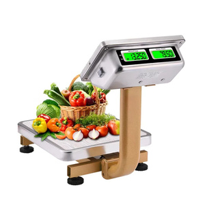 Veidt Weiging 60kg Custom Electronic Balance Food Price Digital Weighing Scale With LED Screen Platform 823C Dual Screen Display - Product Image 5