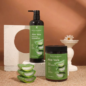 Champú Herbal con Extractos Puros de <span class=keywords><strong>Aloe</strong></span> Vera, Nutritivo para Uso Diario, Champú para Cabello Seco y Dañado, Precio al por Mayor - Product Image 6
