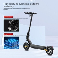 Trottinette électrique pliable en alliage d'aluminium sans balais avec capteur, 48V 650W, haute vitesse 35km/h, étanche, 150kg, pour les trajets quotidiens des adultes