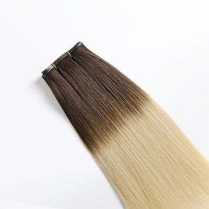 Extensions de cheveux vierges Remy 100% humaines de Chine, nouvelles, tissées à la main, sans couture, double trame, lisses et soyeuses, ondulées, toutes les couleurs - Product Image 1