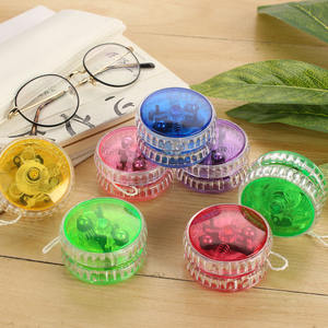 โยโย่มีสายดึงเชือกดึงแบบหนีบพลาสติกสำหรับเด็กมีไฟ LED แฟลชเรืองแสงสำหรับของเล่นส่งเสริมการขายขายส่ง - Product Image 2