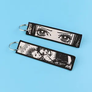 LLavero de Anime japonés <span class=keywords><strong>NANA</strong></span> para motocicletas y coches, llaveros bordados de <span class=keywords><strong>Manga</strong></span>, etiqueta para llave, joyería de moda, accesorios para llavero - Product Image 4