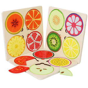 Prodotti di Punta: Puzzle 3D in Legno a Forma di Frutta per Bambini, Gioco Educativo per l'Apprendimento, Regalo per Bambini Piccoli - Product Image 1