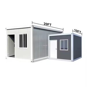 Casa contenedor modular de 20 pies, casa prefabricada de acero transpirable para sala de estar, dormitorio, Oficina - Product Image 3