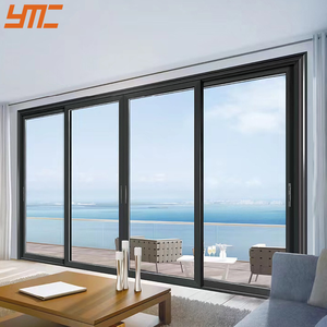 Système de <span class=keywords><strong>porte</strong></span> coulissante et battante en aluminium à profilé <span class=keywords><strong>plat</strong></span>, ouverture pliante à pousser-tirer, pour salle de bain intérieure, prix départ usine - Product Image 2