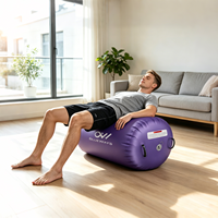 Vente en gros de baril gonflable de gymnastique pour enfants et adolescents, piste de tumbling gonflable de 80 cm à 120 cm avec gonfleur, usine OEM, CE BSCI