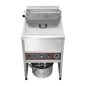 <span class=keywords><strong>Friteuse</strong></span> à puce électrique commerciale autoportante 30L 40L pour poulet, équipement de restaurant, vente chaude - Product Image 5