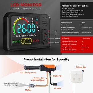 12 v 24v 220v 5kw डीजल एयर कंडीशनिंग सिस्टम 12 वोल्ट डीजल हीटर कार और कार पार्किंग के लिए 12 वोल्ट डीजल हीटर - Product Image 3