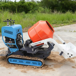 เครื่องผสมคอนกรีตแบบเคลื่อนที่ด้วยตัวเอง Landward New Mini รุ่น Crawler Mixer ความจุ 280 ลิตร พร้อมเครื่องยนต์ประสิทธิภาพสูงและปั๊มคุณภาพสูงสำหรับการผสมคอนกรีต - Product Image 1