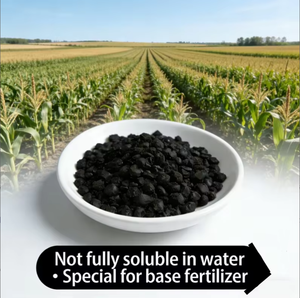Humate de potassium et acide humique en gros pour l'agriculture – Humate de potassium minéral dérivé, granulés irréguliers - Product Image 1