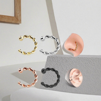 Faux Septum Piercing Nez Piercing Anneau À Lèvres Non Piercing Nez Corps Bijoux En Acier Inoxydable Piercing