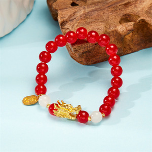 Rinhoo nuovo braccialetto elastico di perline creativo l'anno del braccialetto principale del Loong gioielli regalo del nuovo anno - Product Image 6