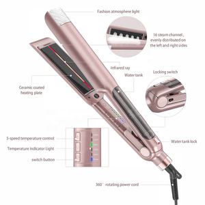 Lisseur à vapeur infrarouge RUCHA, lisseurs à cheveux professionnels, fer à lisser portable, planchas de cabello - Product Image 2