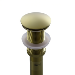 Válvula de Desagüe Pop-Up para Lavabo SdYh, Oro Cepillado, 84.5mm, Diseño Moderno para Baño, Conexión Roscada - Product Image 1