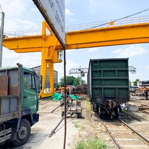 Pont roulant à double poutre <span class=keywords><strong>A7</strong></span> électrique pour entrepô<span class=keywords><strong>t</strong></span> d'acier - Product Image 2