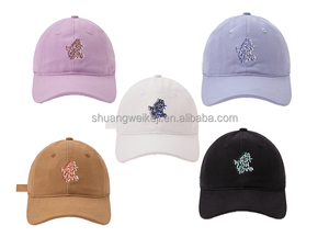 Casquettes de sport à 6 panneaux personnalisées avec logo de marque privée par transfert thermique, casquette ajustable avec patchs en PVC brodés - Product Image 6