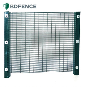 높은 보안 <span class=keywords><strong>358</strong></span> 안티 등반 울타리 패널 공항 철도 교도소 농장 금속 프레임에 대 한 투명 뷰 조밀 한 메쉬 - Product Image 6