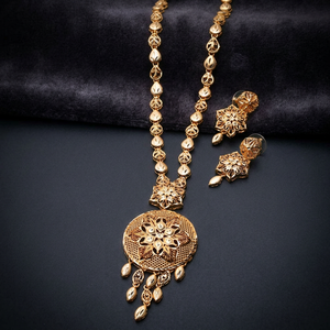Wholesale 14K 18K 24K Gold Plated Brass Forming Necklaces Set, Turkish Jewelry Set, Fashion Jewelry Set, Traditional Jewelry Set - Product Image 1
