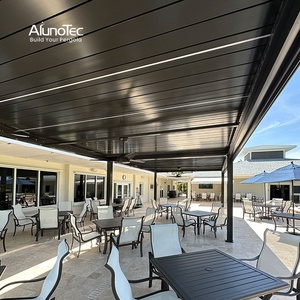 <span class=keywords><strong>Abri</strong></span> <span class=keywords><strong>de</strong></span> <span class=keywords><strong>jardin</strong></span> AlunoTec, pergola bioclimatique en aluminium, toit à lames orientables, pergola électrique <span class=keywords><strong>3x4</strong></span> - Product Image 5