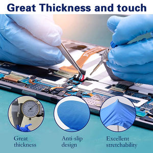 <span class=keywords><strong>4</strong></span> <span class=keywords><strong>mil</strong></span> sin polvo sin látex limpieza servicio de alimentos manicura salón de belleza uñas barbería tatuaje guantes desechables guante de nitrilo - Product Image 3