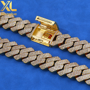 Men's Hip Hop Jewelry 25mm Wide Thick Heavy Bling CZ Iced Out 3 Rows Zircon Rhombus Prong Cuban Link Bracelet - Product Image 6