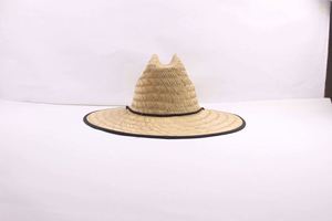 Outdoor Sunscreen Sun Hat <b>Mat</b> Straw Hollow Straw Cattail <b>Large</b> Brimmed Hat - Product Image 2