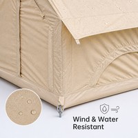 Tente Gonflable Premium 12m² - Maison de Glamping Étanche 4 Saisons à Montage Rapide pour Festivals en Extérieur aux États-Unis/UE