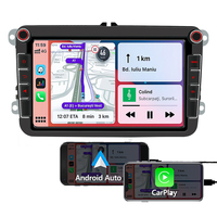Radio con GPS de 7 Pulgadas para Auto, Compatible con VW Golf, Polo, Beetle, Amarok, Touran, Passat, con Carplay Inalámbrico, Android Auto, Android Autoradio, Android Golf 5