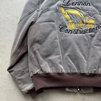 Chaqueta de piloto de marca de lujo-Chaqueta de cremallera lavada con agua Vintage de invierno para hombre