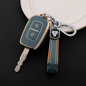 Étui <span class=keywords><strong>de</strong></span> protection souple en TPU pour clé <span class=keywords><strong>de</strong></span> voiture Renault Koleos Kadjar Talisman FLUENCE CAPTUR, avec porte-clés et accessoires - Product Image 4