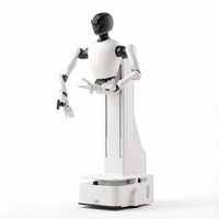 Robot de Servicio Compuesto A2CR-W2, 20 DOF, Carga Útil de 5 kg, Alcance de 2050 mm, Manipulador Móvil con Ruedas y ROS2 para Logística de Almacén