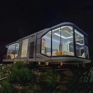 Casa de contenedores de cápsulas espaciales prefabricadas inteligentes a buen precio de nuevos materiales, casa de cápsulas modulares prefabricadas de China - Product Image 5