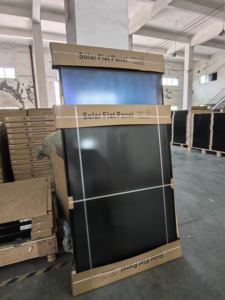 태양열 온수기 전기 소스용 고효율 블루 티타늄 플랫 플레이트 태양 전지 패널 수집기 - Product Image 5