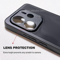 Coques de téléphone vierges de sublimation noires à impression complète 2d en gros avec insert en plastique mat souple pour Redmi Note 14 4G EU